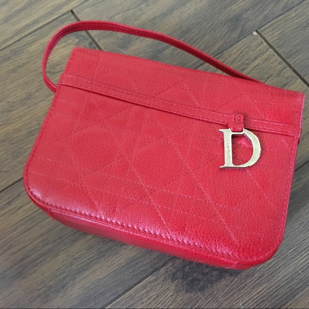 Dior leather handbag